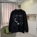 Gucci Cosmic Moon Star Graphic Crew‑Neck Sweatshirt, Cream White, Black #A68234