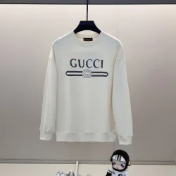 Gucci Cream Sweatshirt With Classic Brand Logo And Interlocking G Design #B54369