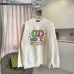 Gucci Crewneck Sweatshirt Colorful Pixel Interlocking GG Logo, Black, Cream White #A68764