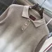 Gucci Ombre Polo-Collar Knit Sweater, Pink, Beige, Green #A68181