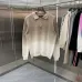 Gucci Ombre Polo-Collar Knit Sweater, Pink, Beige, Green #A68181