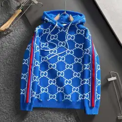 Gucci Sweaters for Men Blue #B54492