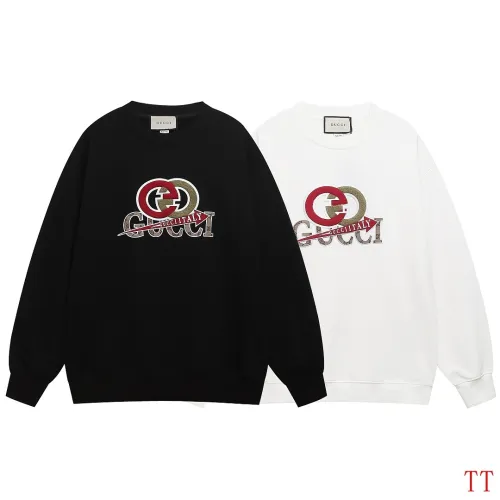 Gucci 320G French Terry Embossed Logo Crewneck Sweatshirt #A67661