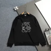 LOEWE 420g Anagram Logo Crewneck Sweatshirt White,Black #A68200