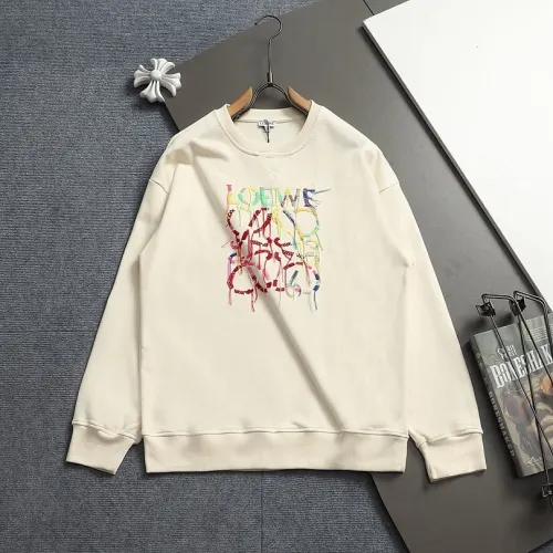 LOEWE 420g Crewneck Sweatshirt Mint Green,Cream,Black #A68199