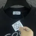 Loewe Anagram Logo Print Crewneck Sweatshirt, Black, White #A68223