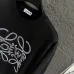 Loewe Anagram Logo Print Crewneck Sweatshirt, Black, White #A68223