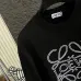 Loewe Anagram Logo Print Crewneck Sweatshirt, Black, White #A68223
