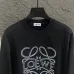 Loewe Anagram Logo Print Crewneck Sweatshirt, Black, White #A68223