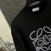 Loewe Anagram Logo Print Crewneck Sweatshirt, Black, White #A68223