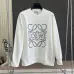 Loewe Anagram Logo Print Crewneck Sweatshirt, Black, White #A68223