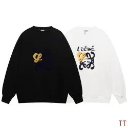 Loewe Flocked Embossed Logo French Terry Crewneck Sweatshirt #A67662