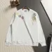 Loewe Multicolor Anagram Shoulder Embroidery Crew Neck Pullover Sweatshirt For Men 2‑Colors #A67599
