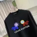 LV Men Cartoon Dog Graphic Crew Neck Sweatshirt Luxury Casual Street Pullover #A67437