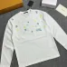 LV Monogram Allover Print Long Sleeve Tee, Black White #A68068