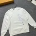 LV Monogram Patch Crewneck Sweatshirt, Black White #A68066