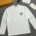 LV Star Flower Logo Long Sleeve Tee, Black White #A68069