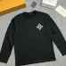 LV Star Flower Logo Long Sleeve Tee, Black White #A68069