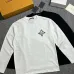 LV Star Flower Logo Long Sleeve Tee, Black White #A68069