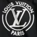 Louis Vuitton Classic Circular LV Paris Logo Print Crew Neck Pullover Sweatshirt For Men Black #A67597