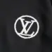 Louis Vuitton Classic Circular LV Paris Logo Print Crew Neck Pullover Sweatshirt For Men Black #A67597