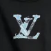 Louis Vuitton Classic Logo Denim Patchwork Embroidered Crewneck Sweatshirt #A67643
