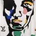 Louis Vuitton Colorful Face Jacquard Crewneck Sweater, White #A69005