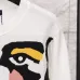Louis Vuitton Colorful Face Jacquard Crewneck Sweater, White #A69005