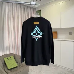  Crewneck Sweatshirt Colorful Geometric Logo, Black, White #A68760