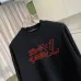 Louis Vuitton Crewneck Sweatshirt Red Script Logo, Black, White #A68758