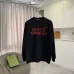 Louis Vuitton Crewneck Sweatshirt Red Script Logo, Black, White #A68758