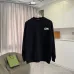 Louis Vuitton Crewneck Sweatshirt Script Logo Front & Back, Black, White #A68759