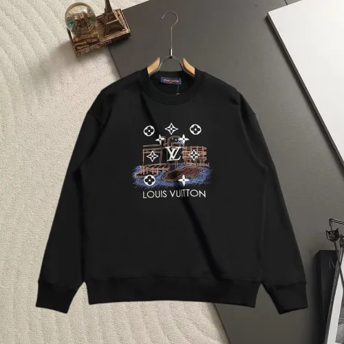 Louis Vuitton Cruise Travel Embroidery Crew Neck Sweatshirt Unisex Long Sleeve Pullover #A67444