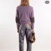 Louis Vuitton Elbow Patch Crewneck Knit Sweater, Multi Colors #A69384