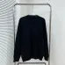 Louis Vuitton Embossed Monogram Crew Neck Knit Sweater White & Black #A67858