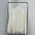 Louis Vuitton Embossed Monogram Crew Neck Knit Sweater White & Black #A67858