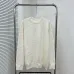 Louis Vuitton Embossed Monogram Crew Neck Knit Sweater White & Black #A67858