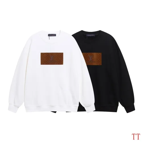 Louis Vuitton Flocked Patch Embossed French Terry Crewneck Sweatshirt #A67663