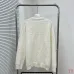 Louis Vuitton Floral Jacquard Knit Sweater, White, Black #A68177