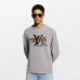 Louis Vuitton Fox Logo Knit Crewneck Sweater, Grey #A69383