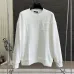 Louis Vuitton Fringed LV Patch Crewneck Sweatshirt, White, Black #A68225