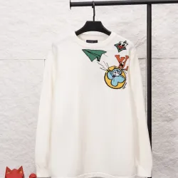  Gradient Monogram Jacquard Crewneck Knit Sweater #A69006