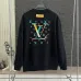 Louis Vuitton LV Logo Crewneck Sweatshirt, White, Black #A68224