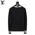 Louis Vuitton Men Cable Knit V-Neck Sweater White, Black #A69325