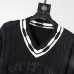 Louis Vuitton Men Cable Knit V-Neck Sweater White, Black #A69325