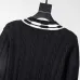 Louis Vuitton Men Cable Knit V-Neck Sweater White, Black #A69325