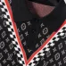 Louis Vuitton Men Monogram Jacquard Polo Knit Sweater Brown, Black #A69327