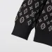 Louis Vuitton Men Monogram Jacquard Polo Knit Sweater Brown, Black #A69327