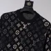 Louis Vuitton Men Monogram Jacquard Polo Knit Sweater Brown, Black #A69328