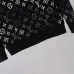Louis Vuitton Men Monogram Jacquard Polo Knit Sweater Brown, Black #A69328